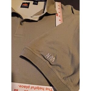 NRA Outdoors With (R) Shoulder Shooting Pad Polo XXL ( NWOT )